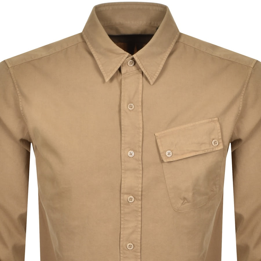 Alternative Image for ProductBelstaff Long Sleeved Pitch Shirt Brown2